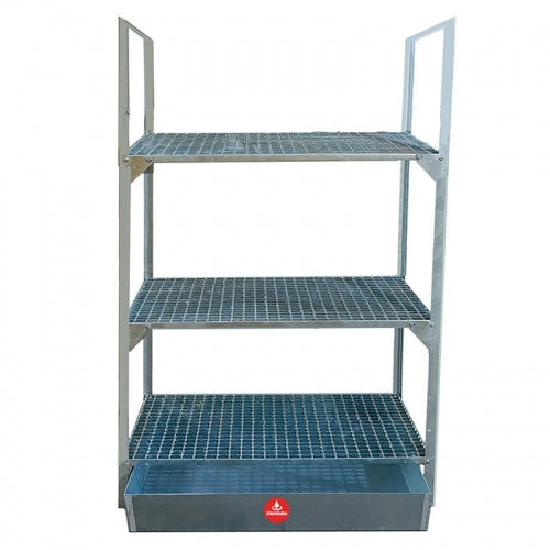 Alemlube 66400 Drum Storage & Spill Containment Rack ­ 12x 60L [but 6 x 60L]