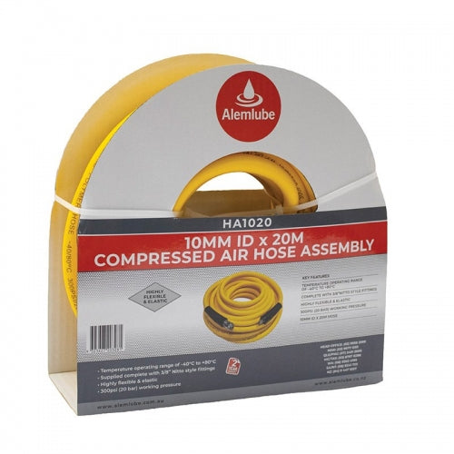 Alemlube HA1020 Compressed Air Hose Assembly