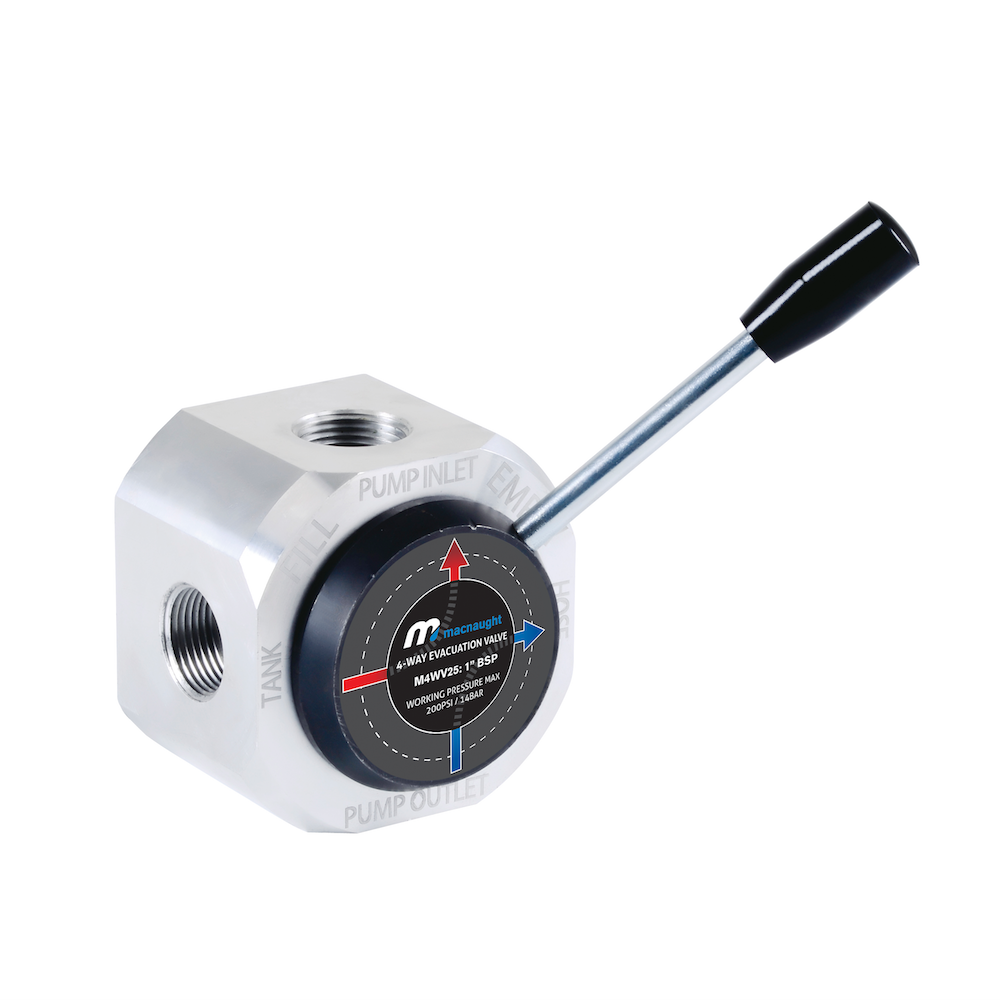 4 WAY EVACUATION VALVE - 1"BSP